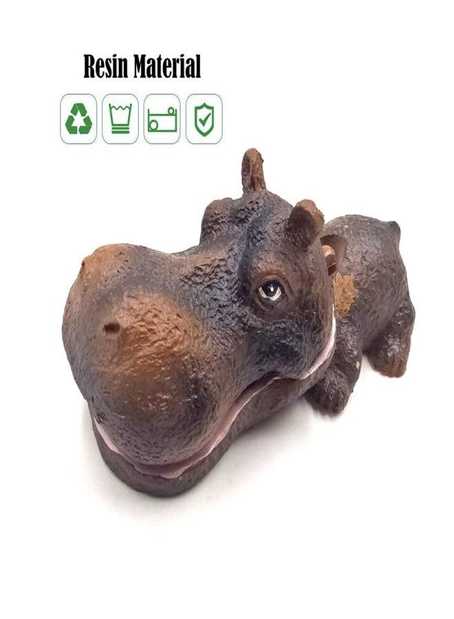 Superdream Frog Air Stone Bubbler Aerating Aquarium Ornament Fish Tunk Decorations (Hippopotamus) - Image 2